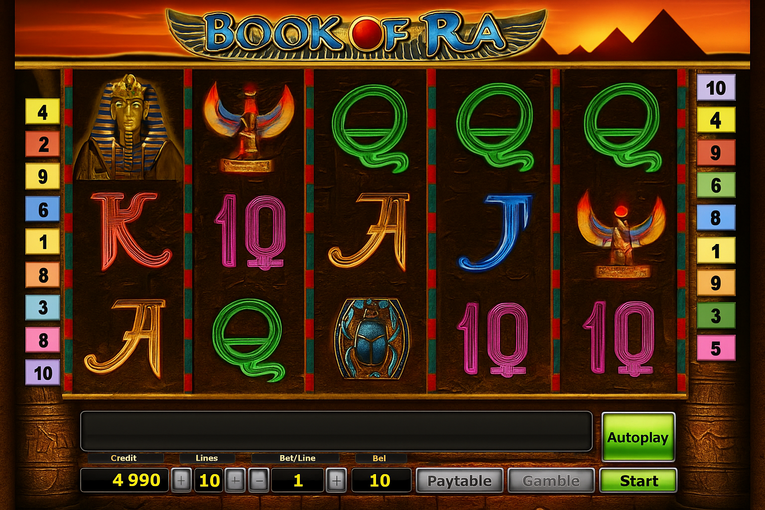 Book Of ra Deluxe gameplay